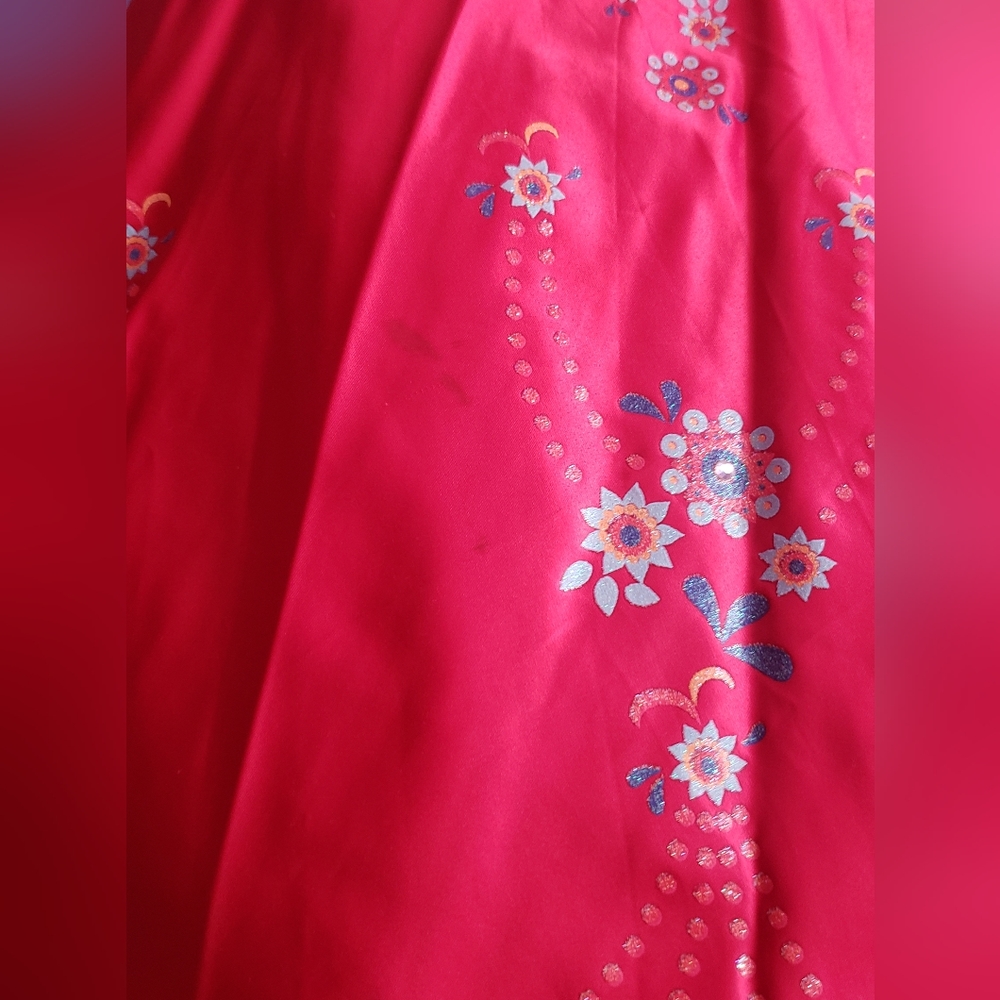 DISNEY, STORE, girl's dress, red color for birthday party, long - Picture 7 of 8